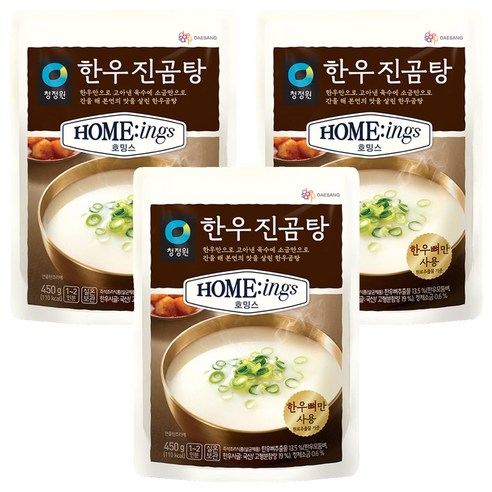 호밍스 한우진곰탕, 450g, 3개