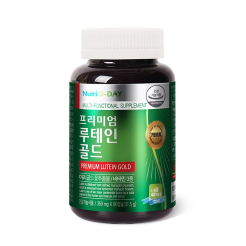 뉴트리디데이 프리미엄 루테인 골드 350mg, 90정, 1개