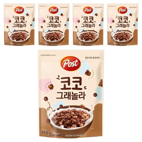 포스트 코코 그래놀라 시리얼, 450g, 5개