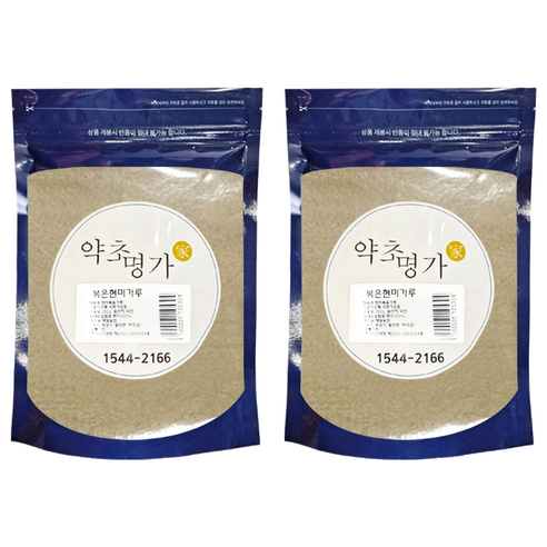 약초명가 볶은현미가루 쌀가루, 250g, 2개