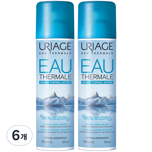 유리아쥬 오 떼르말 미스트, 150ml, 6개