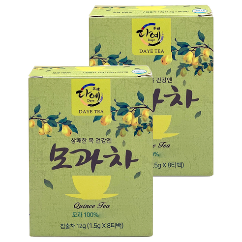 다예 모과차 8p, 1.5g, 8개입, 2개