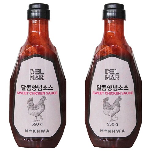 딜리셔스마켓 달콤양념소스, 550g, 2개