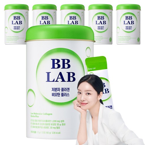 비비랩 저분자 콜라겐 비오틴 플러스, 30회분, 6개