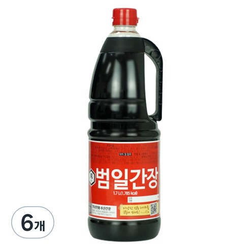 범일 간장, 6개, 1.7L