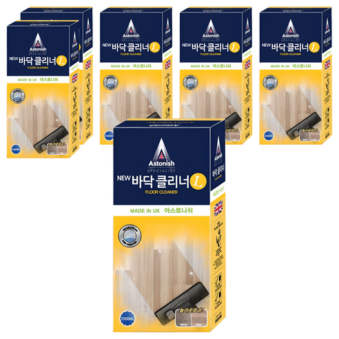 아스토니쉬 바닥 클리너 시트러스 L, 1L, 6개