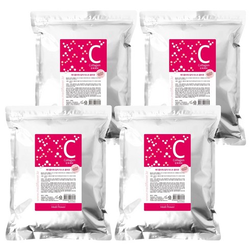 메디플라워 프리미엄 모델링팩 콜라겐 1kg, 1개입, 4개