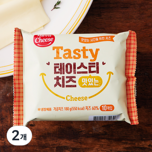 서울우유치즈 테이스티 치즈 맛있는, 18g, 10개입, 2개
