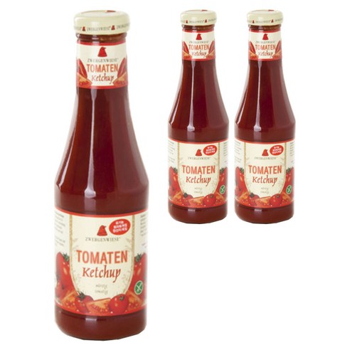 쯔베르겐비제 유기농 토마토 케찹, 500ml, 3개