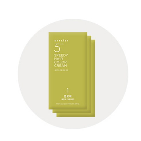 5분 만에 감쪽같은 새치 커버, 더페이스샵 스타일리스트 5분 스피디 헤어컬러