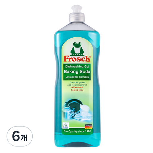 프로쉬 베이킹소다 주방세제, 1000ml, 6개