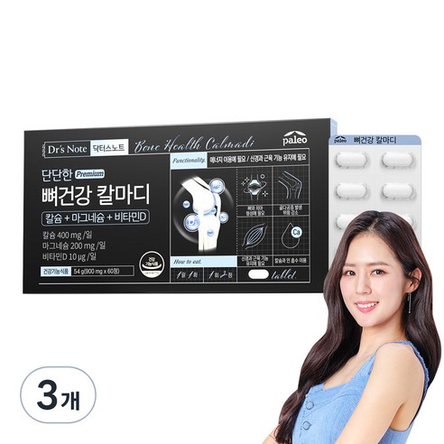 닥터스노트 팔레오 뼈건강 칼마디 54g, 3개, 60정