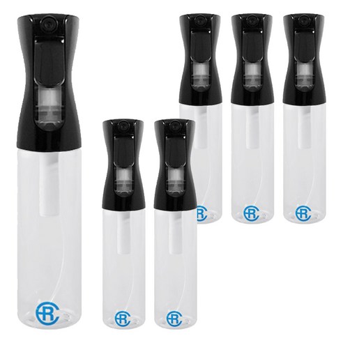 에어라파 압축 분무기 대형 300ml, 크리스탈블랙, 6개