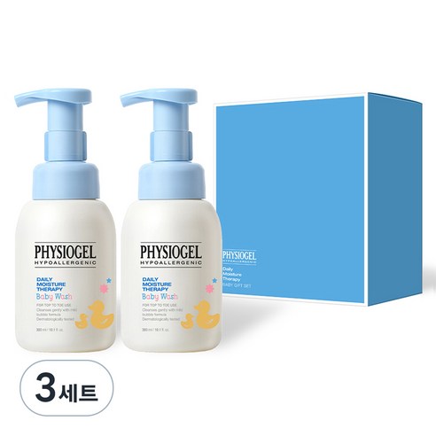 피지오겔 데일리 모이스쳐 베이비 탑투토 워시 더블 기획 세트, 300ml, 6개