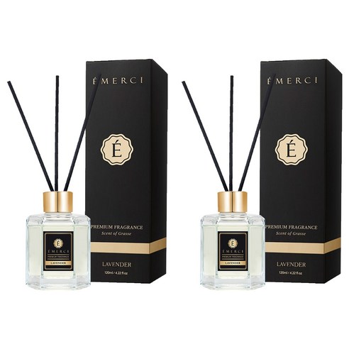 에멜시 재즈 디퓨저, 라벤더, 120ml, 2개