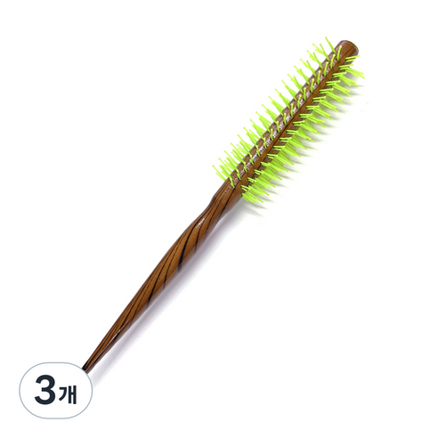 그레이거 미용실 드라이 롤빗 2호, 혼합색상, 3개