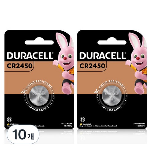 듀라셀 리튬 코인건전지, 1개입, 10개