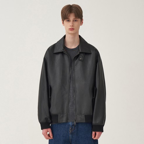 브이투 남성용 LEATHER MA-1 479