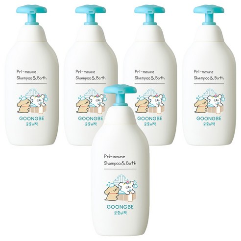 궁중비책 프리뮨 유아용 샴푸 앤 바스, 350ml, 5개