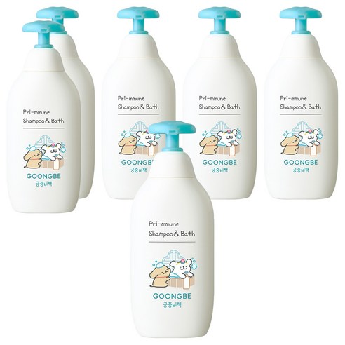 궁중비책 프리뮨 유아용 샴푸 앤 바스, 350ml, 6개