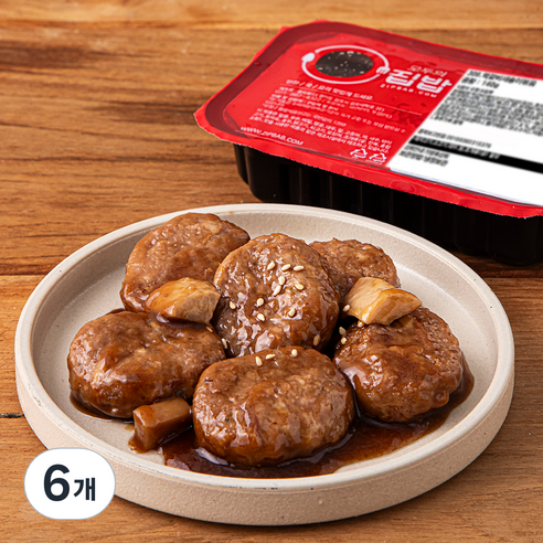 모두의집밥 떡갈비새송이볶음, 140g, 6개