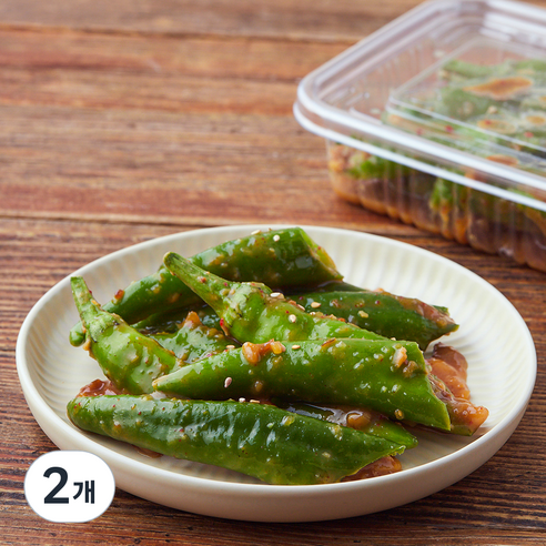 식탁위의사계 오이고추 된장무침, 250g, 2개