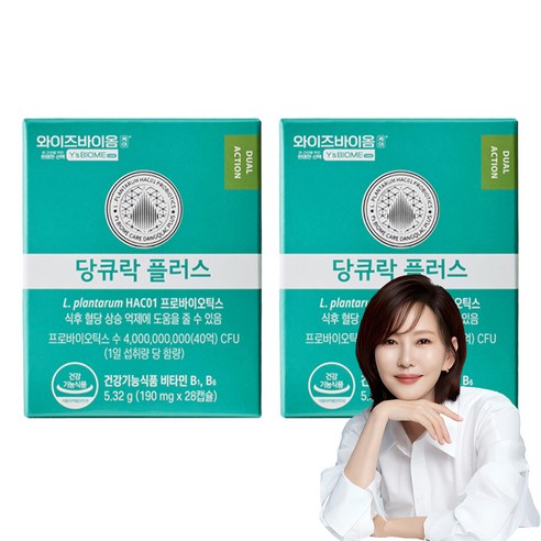 와이즈바이옴 당큐락 플러스 유산균, 28정, 2개