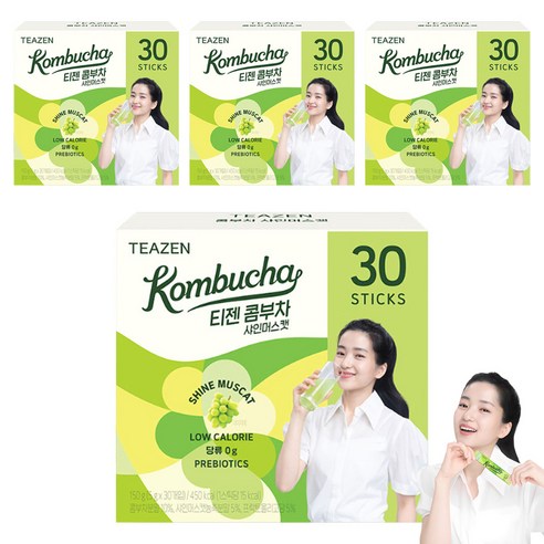 티젠 콤부차 샤인머스캣, 5g, 30개입, 4개