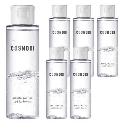 코스노리 마이크로 액티브 립앤아이 리무버, 100ml, 6개