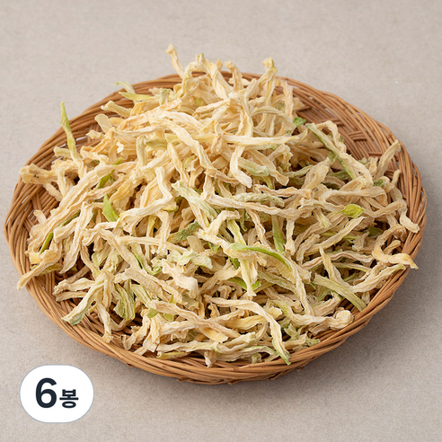 국내산 무말랭이, 200g, 6봉