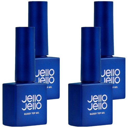 젤로젤로 글로시 탑 젤, 4개, 10ml