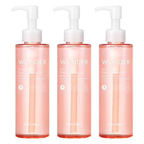 토니모리 원더 살구씨 딥 클렌징 오일, 190ml, 3개