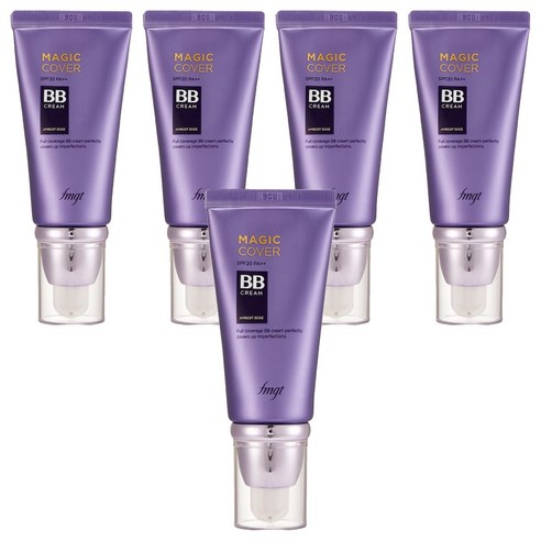더페이스샵 fmgt 매직 커버 비비크림 SPF20 PA++, V203 내추럴베이지, 45ml, 5개