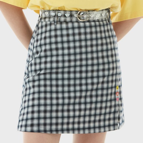 ROLAROLA★韓国大人気★CHECK CLEAR BELT SKIRT SK-21145 ROLAROLA☆韓国大人気☆CHECK CLEAR BELT SKIRT SK-21145 로라로라