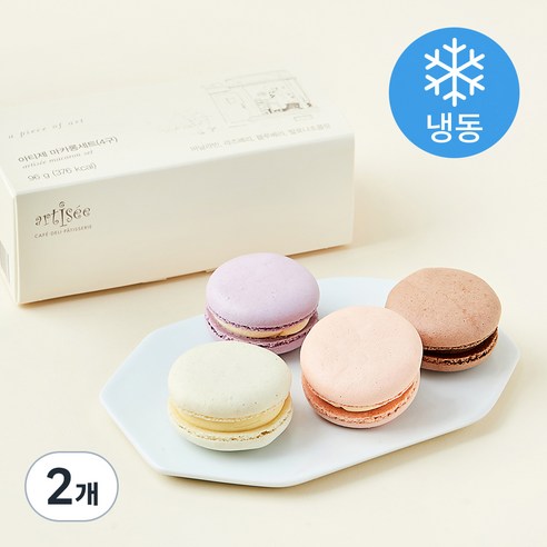 아티제 마카롱 4구세트 (냉동), 96g, 2개