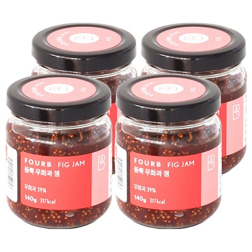 포비 무화과 잼, 140g, 4개