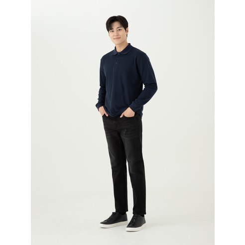 세련되고 편안한 캐럿 PK 긴팔 카라티