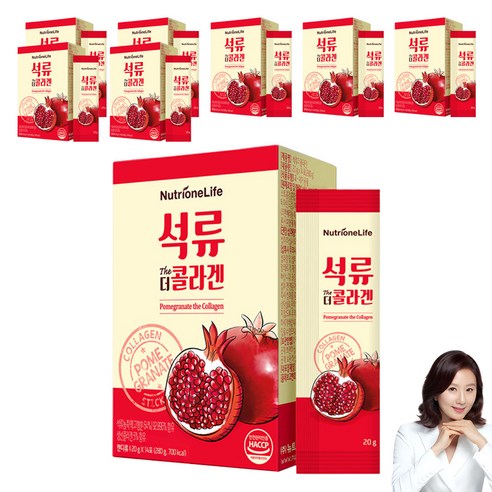 뉴트리원 석류 더 콜라겐 14p, 280g, 8개