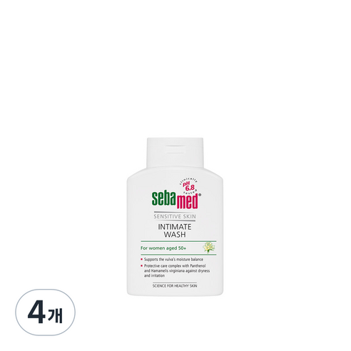 세바메드 인티메이트 워시(PH6.8), 4개, 200ml