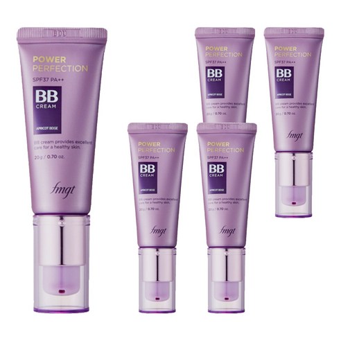 더페이스샵 파워 퍼펙션 비비크림 SPF37 PA++, 브이 203 내추럴 베이지, 20g, 5개