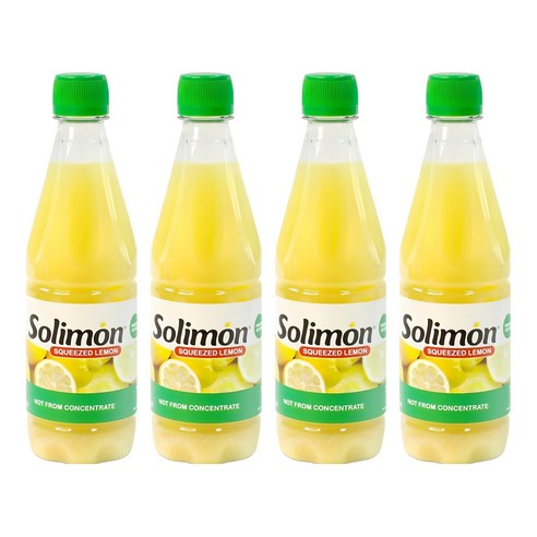 솔리몬 스퀴즈드 레몬즙, 500ml, 4개