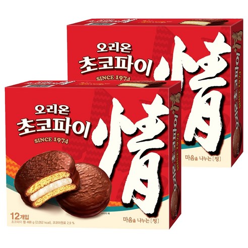 오리온초코파이, 468g, 2개