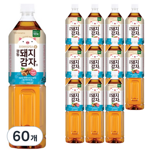 광동제약 돼지감자차, 1.5L, 60개