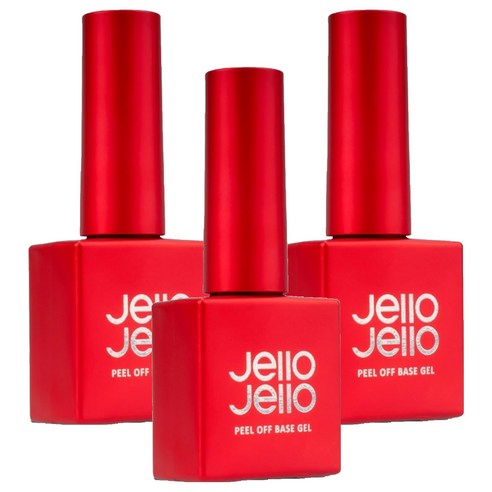 젤로젤로 필오프 베이스 젤, 3개, 10ml