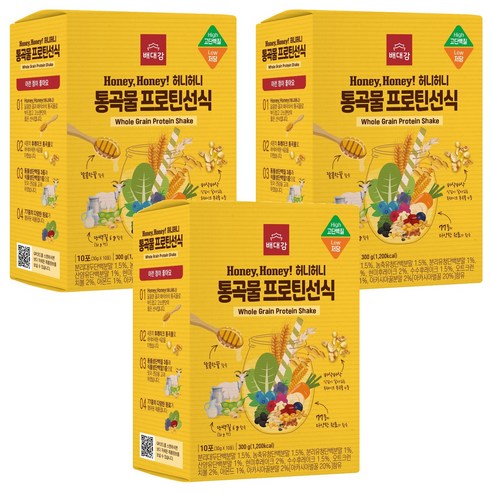 배대감 허니허니 통곡물 프로틴 선식 10p, 300g, 3개