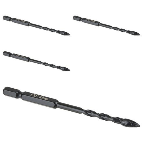 이엑스파워 4날 만능드릴비트 6.5mm EMD-65, 4개