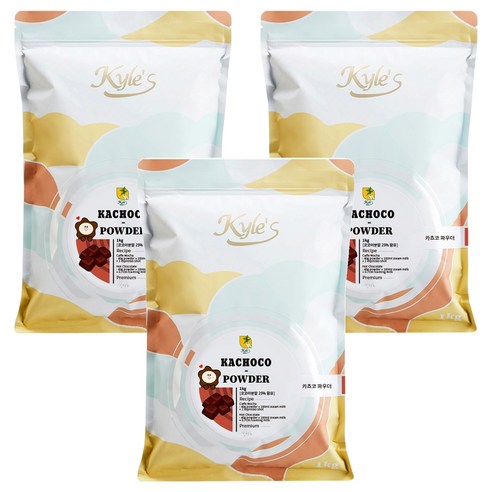 카일스 카쵸코 코코아 파우더, 1kg, 3개