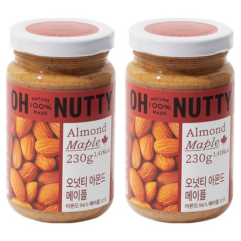 오넛티 아몬드 메이플, 230g, 2개