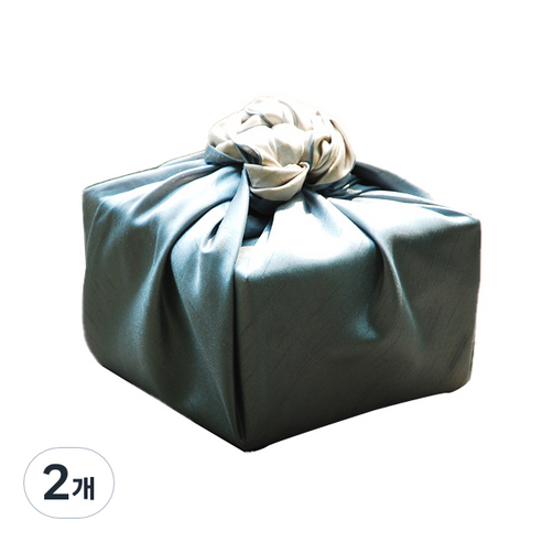 라일라라일라 대폭 보자기, 실버그레이, 2개