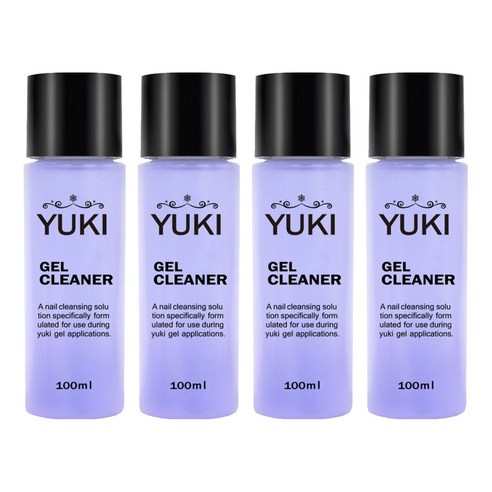 유키 젤 네일 클리너, 100ml, 4개